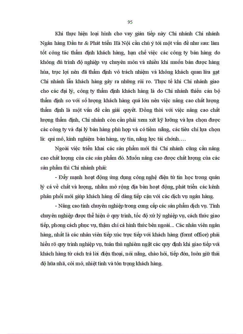 image for page Phát triển hoạt động cho vay tiêu dùng tại Chi nhánh Ngân hàng Đầu tư và Phát triển Hà Nội