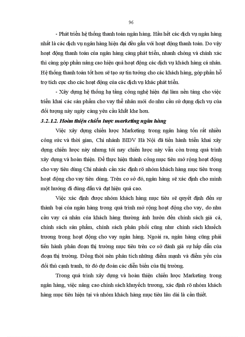 image for page Phát triển hoạt động cho vay tiêu dùng tại Chi nhánh Ngân hàng Đầu tư và Phát triển Hà Nội