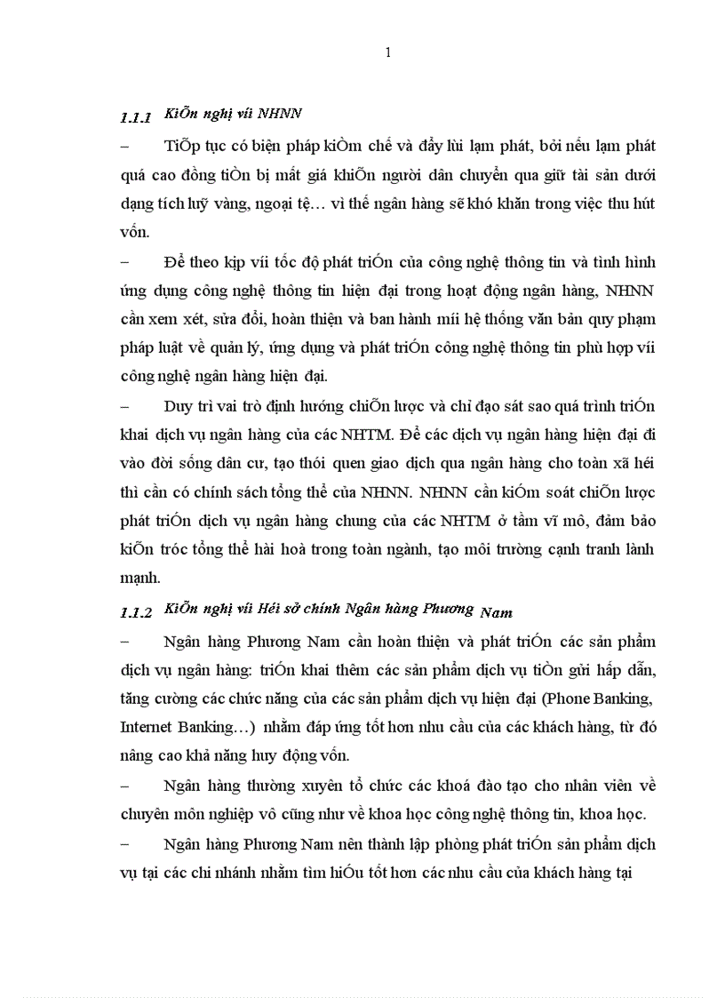 image for page Tăng cường huy động vốn trên cơ sở hoàn thiện và phát triển sản phẩm dịch vụ liên quan đến tiền gửi tại Ngân hàng Phương Nam chi nhánh Hà Nội 1