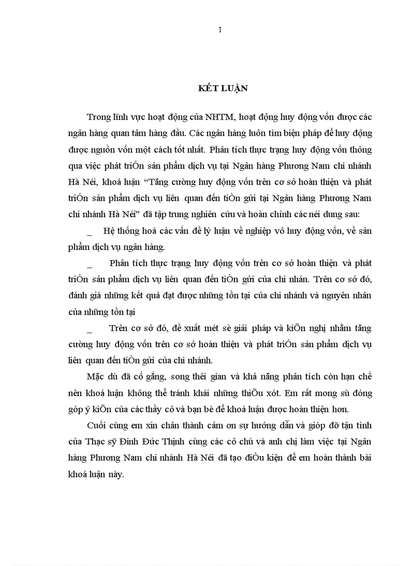 image for page Tăng cường huy động vốn trên cơ sở hoàn thiện và phát triển sản phẩm dịch vụ liên quan đến tiền gửi tại Ngân hàng Phương Nam chi nhánh Hà Nội 1