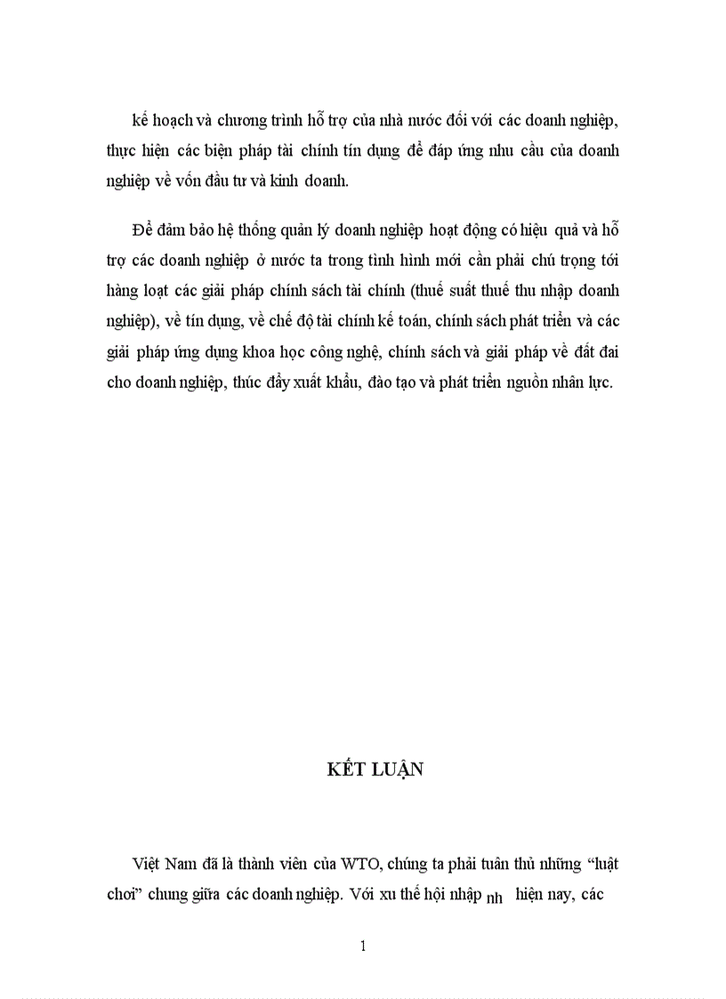 image for page Nguồn vốn của doanh nghiệp Giảỉ pháp nào để hỗ trợ doanh nghiệp trong quá trình hội nhập WTO
