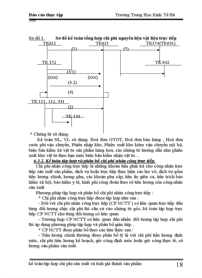 image for page Kế toán chi phí sản xuất và tính giá thành sản phẩm tại xí nghiệp X18 1