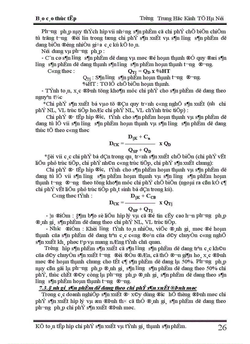 image for page Kế toán chi phí sản xuất và tính giá thành sản phẩm tại xí nghiệp X18 1