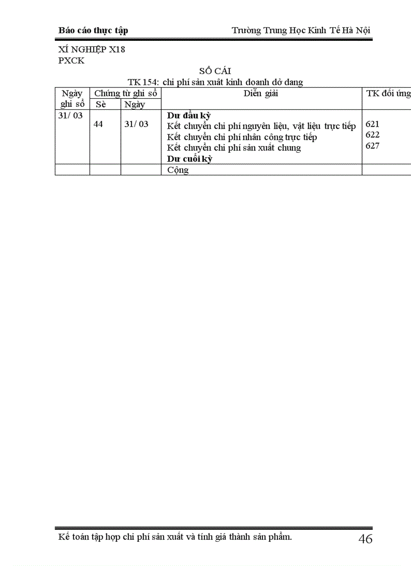 image for page Kế toán chi phí sản xuất và tính giá thành sản phẩm tại xí nghiệp X18 1