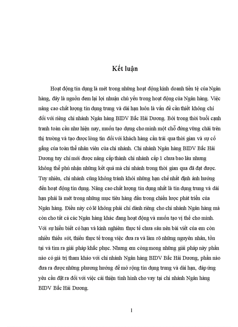 image for page Tình hình hoạt động kinh doanh của ngân hàng Đầu Tư và Phát Triển Việt Nam và Chi nhánh BIDV Bắc Hải Dương