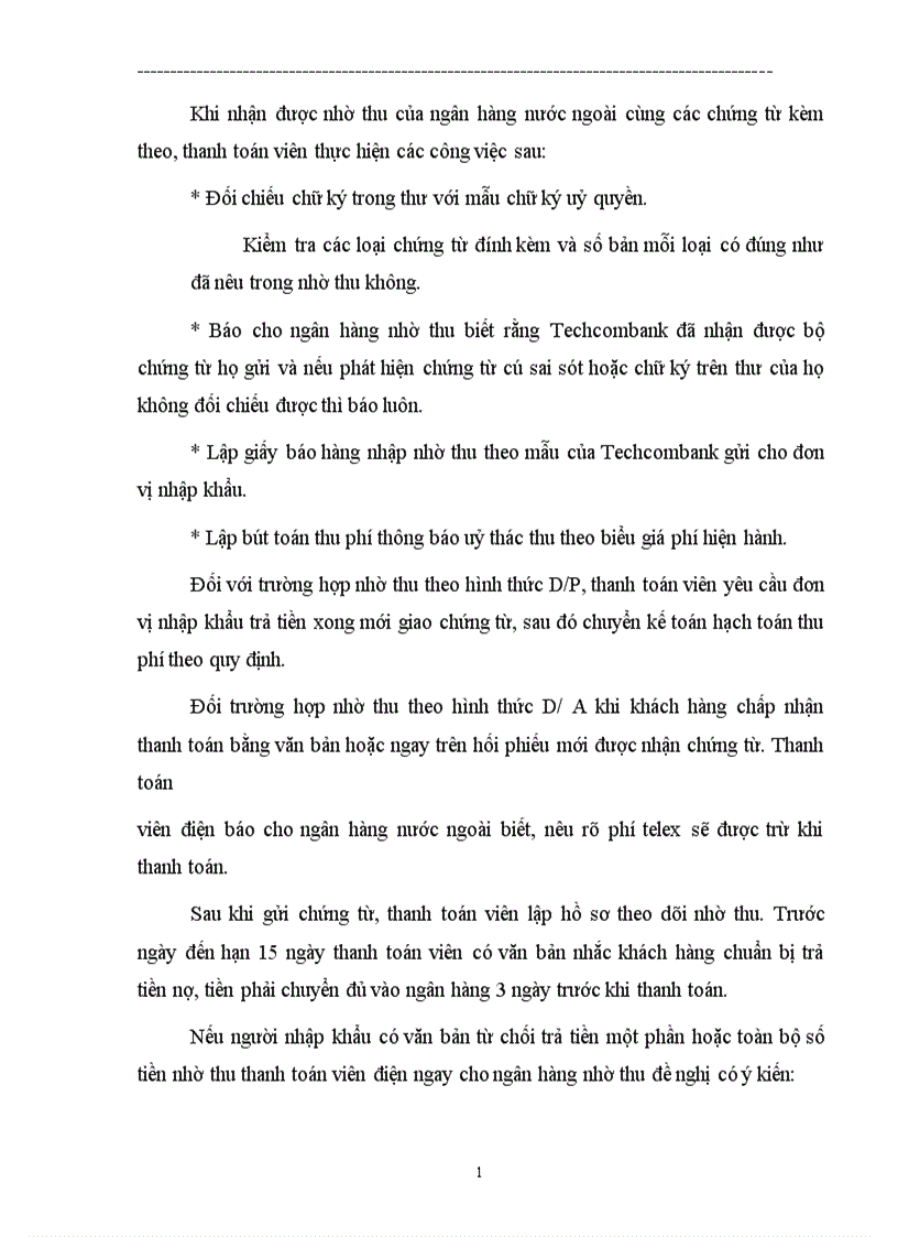 image for page Một số biện pháp nhằm nâng cao chất lượng hoạt động thanh toán quốc tế tại Ngân hàng Thương mại cổ phần Kỹ thương Việt Nam Techcombank 1