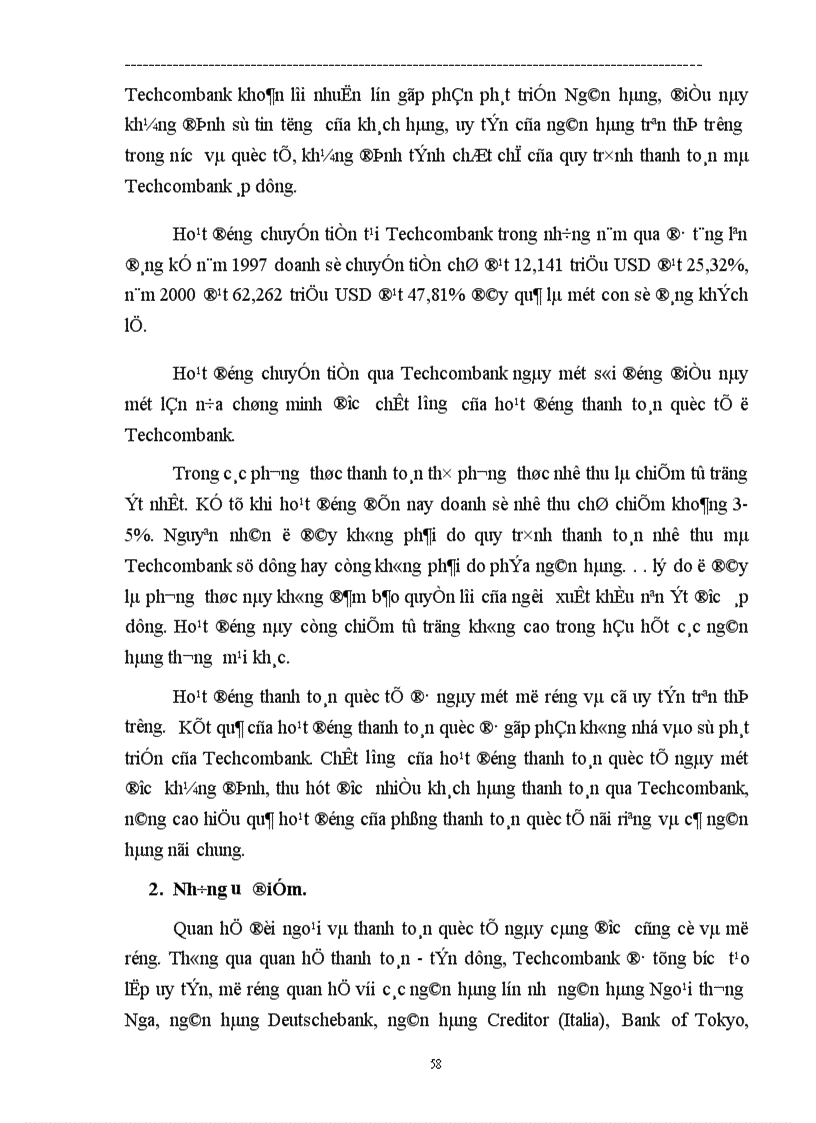image for page Một số biện pháp nhằm nâng cao chất lượng hoạt động thanh toán quốc tế tại Ngân hàng Thương mại cổ phần Kỹ thương Việt Nam Techcombank 1