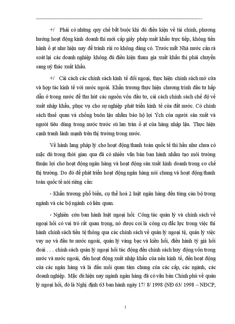 image for page Một số biện pháp nhằm nâng cao chất lượng hoạt động thanh toán quốc tế tại Ngân hàng Thương mại cổ phần Kỹ thương Việt Nam Techcombank 1