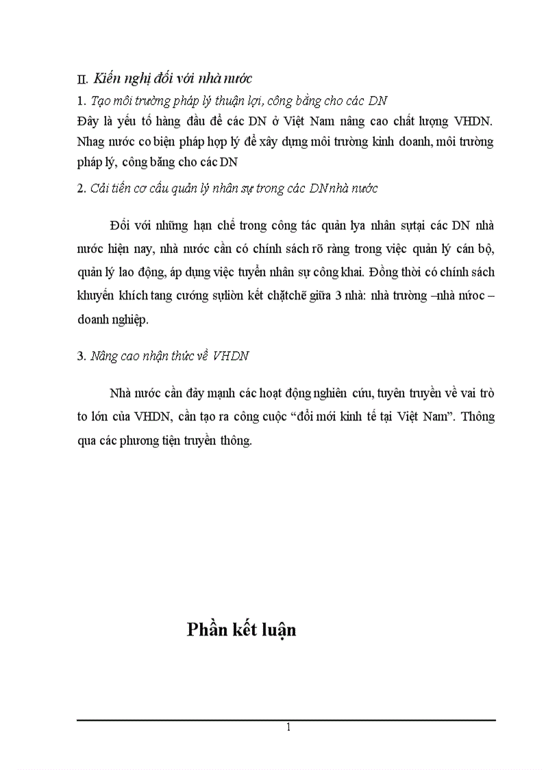image for page Một số giải pháp và kiến nghị nhằm hoàn thiện hệ thống giá trị văn hoá doanh nghiệp để tạo động lực lao động 1