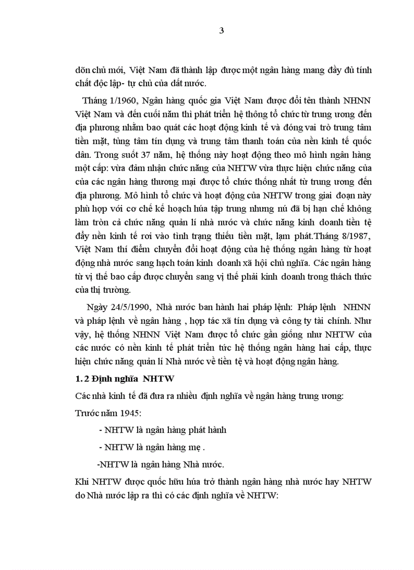 image for page Hoạt động của NHTW và giải pháp nâng cao vai trò của NHTW trong giai đoạn hiện nay