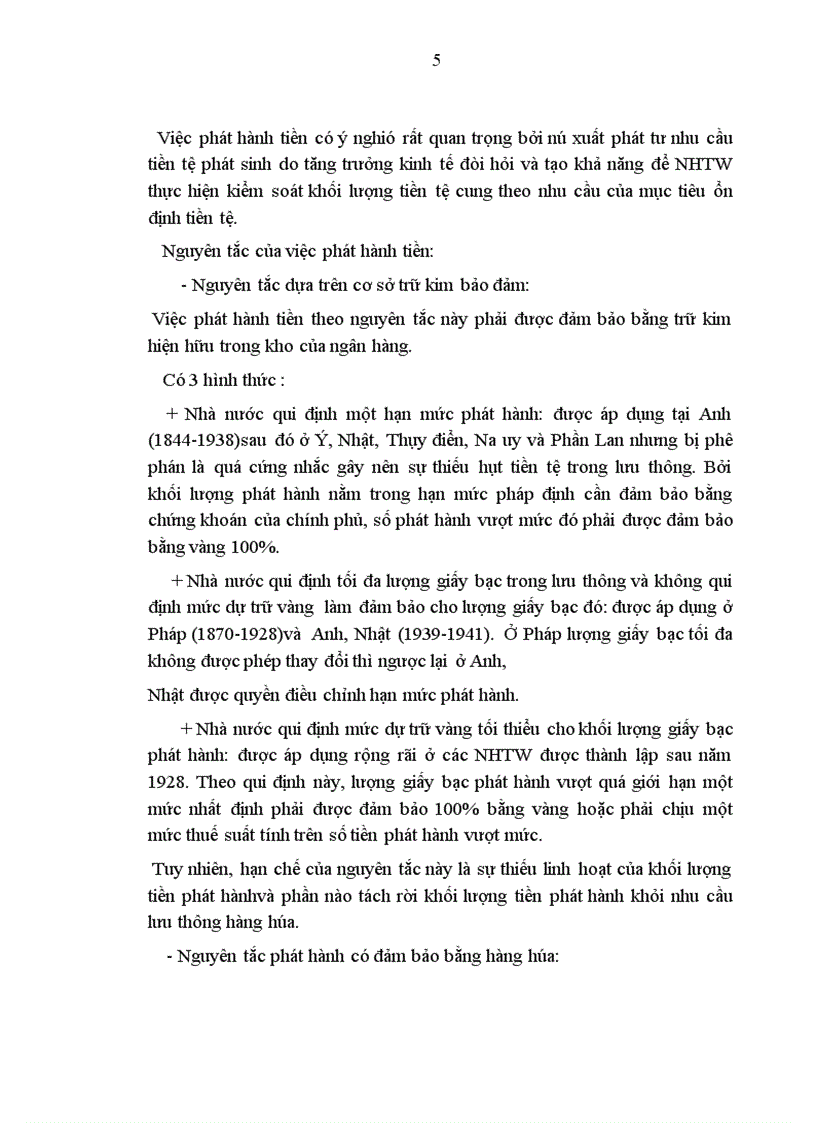 image for page Hoạt động của NHTW và giải pháp nâng cao vai trò của NHTW trong giai đoạn hiện nay