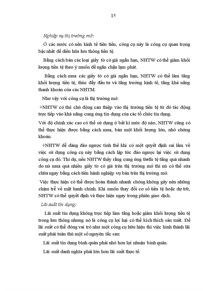 image for page Hoạt động của NHTW và giải pháp nâng cao vai trò của NHTW trong giai đoạn hiện nay