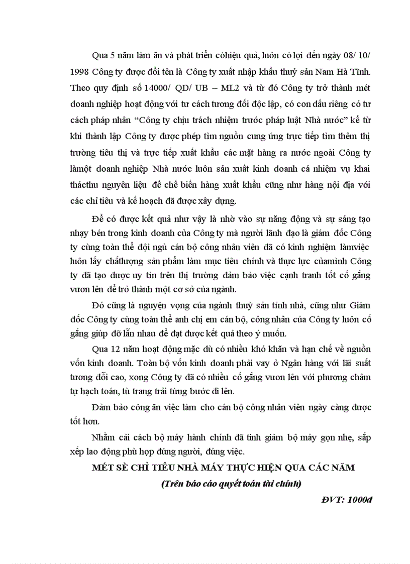 image for page Tổ chức công tác kế toán tổng hợp chi phí sản xuất và tính giá thành sản phẩm ở công ty xuất nhập khẩu thuỷ sản nam Hà Tĩnh 1