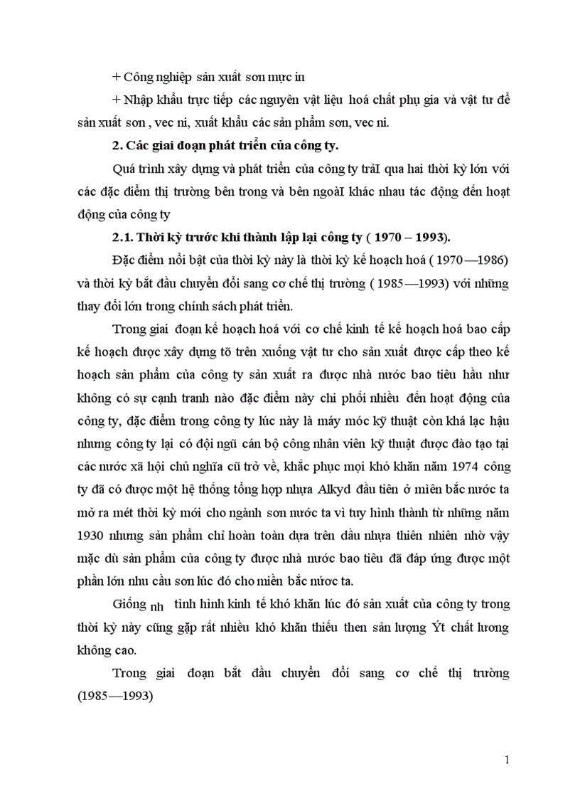 image for page Tình hình hoạt động công ty sơn tông hơp ha nôi