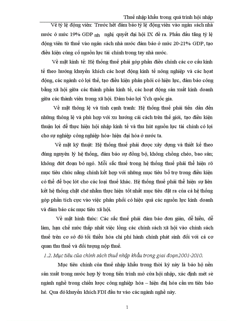 image for page Thuế nhập khẩu trong quá trình hội nhập kinh tế