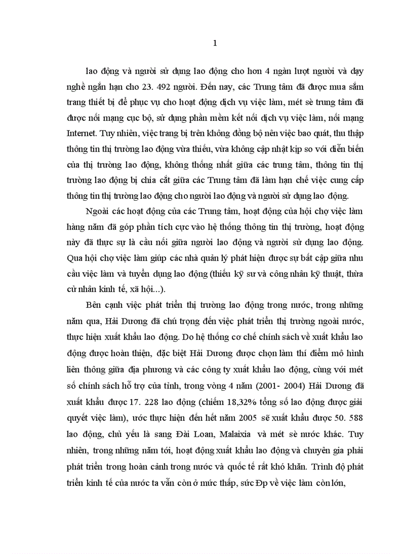 image for page Việc làm và chính sách tạo việc làm ở Hải Dương hiện nay