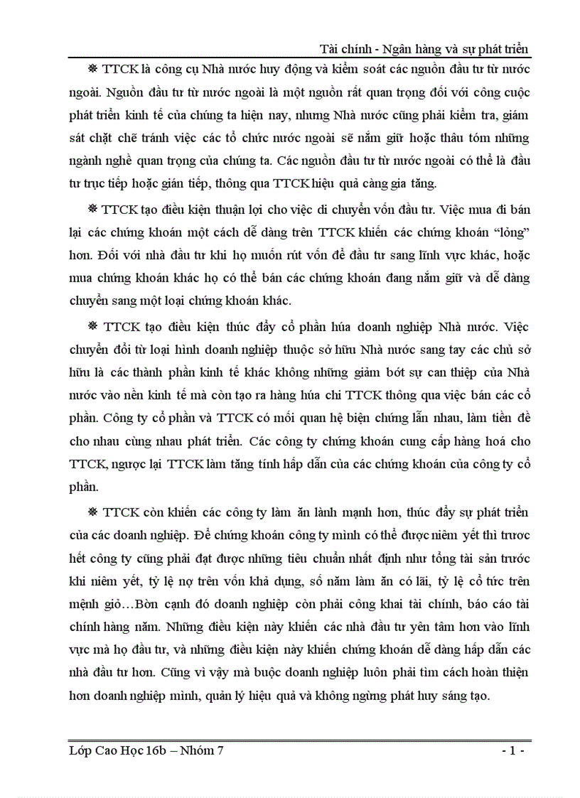 image for page Sự phát triển của thị trường chứng khoán và ảnh hưởng của nó đến tăng trưởng kinh tế Việt Nam 1