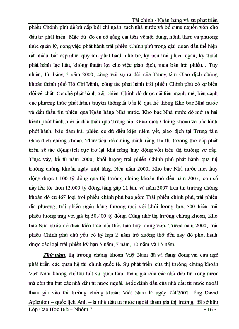 image for page Sự phát triển của thị trường chứng khoán và ảnh hưởng của nó đến tăng trưởng kinh tế Việt Nam 1