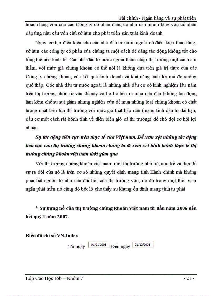 image for page Sự phát triển của thị trường chứng khoán và ảnh hưởng của nó đến tăng trưởng kinh tế Việt Nam 1