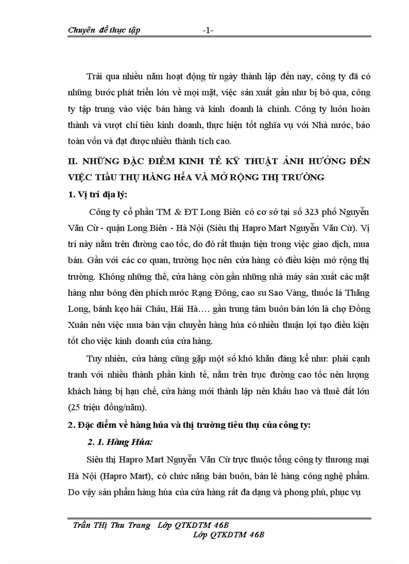 image for page Tiêu thụ sàn phầm hàng hóa tại Công ty cổ phần thương mại và đầu tư Long Biên Thực trạng và giải pháp 1