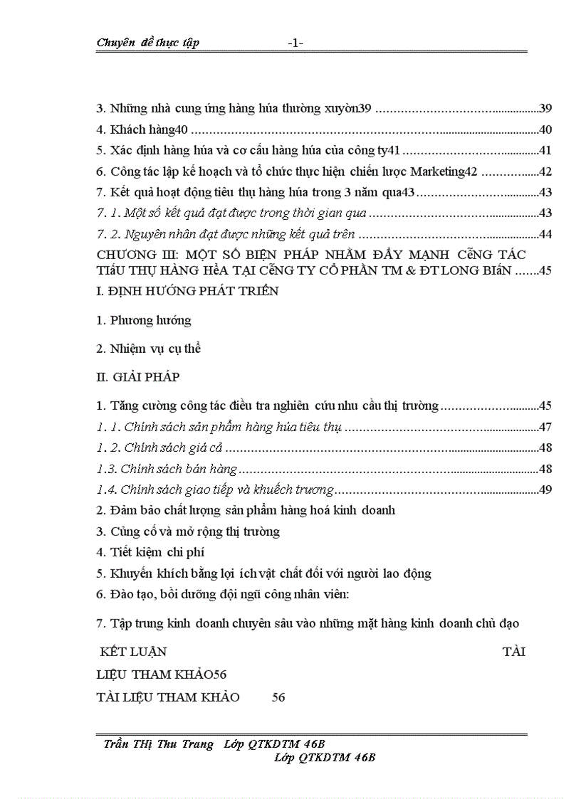 image for page Tiêu thụ sàn phầm hàng hóa tại Công ty cổ phần thương mại và đầu tư Long Biên Thực trạng và giải pháp 1