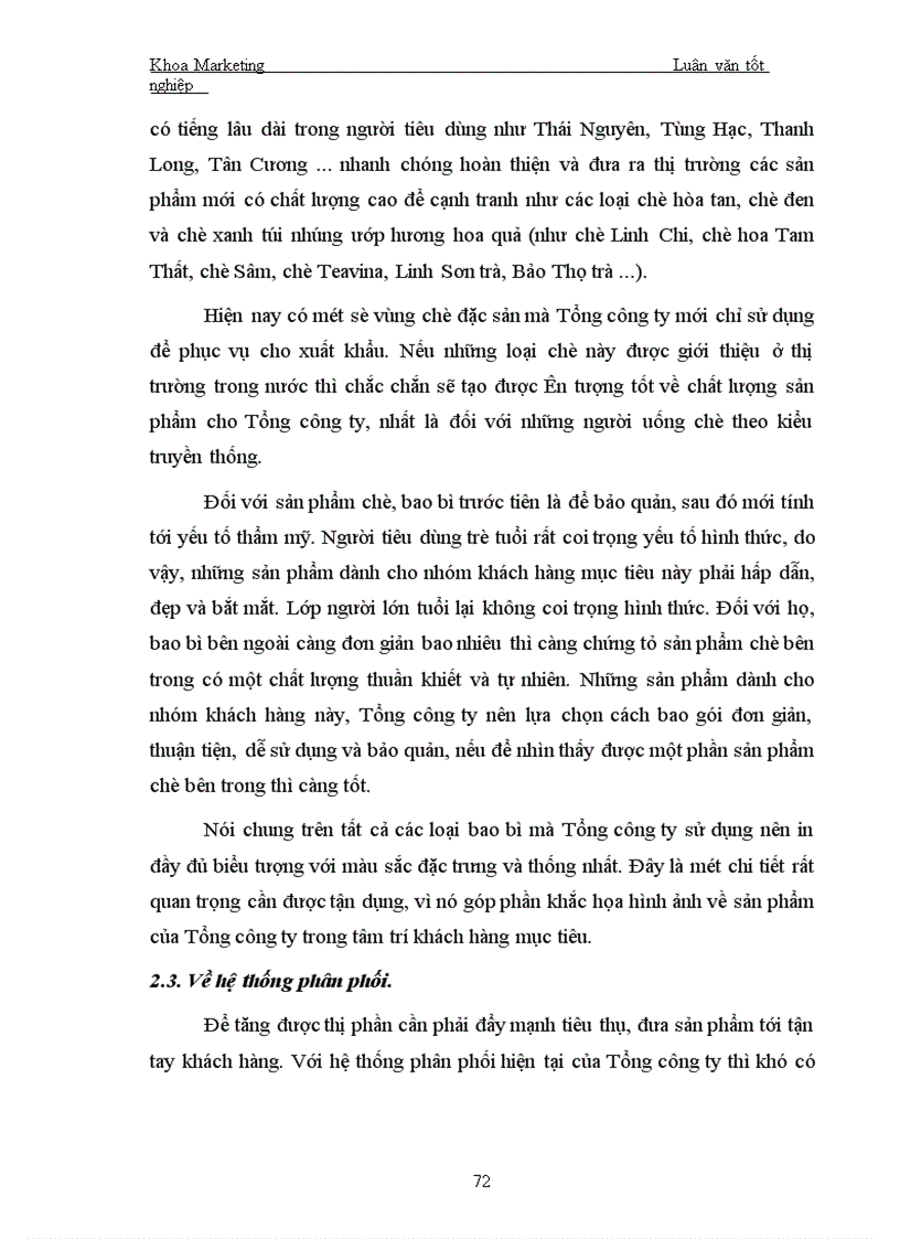 image for page Một số biện pháp nhằm tăng thị phần trong nước của Tổng công ty chè Việt Nam 1