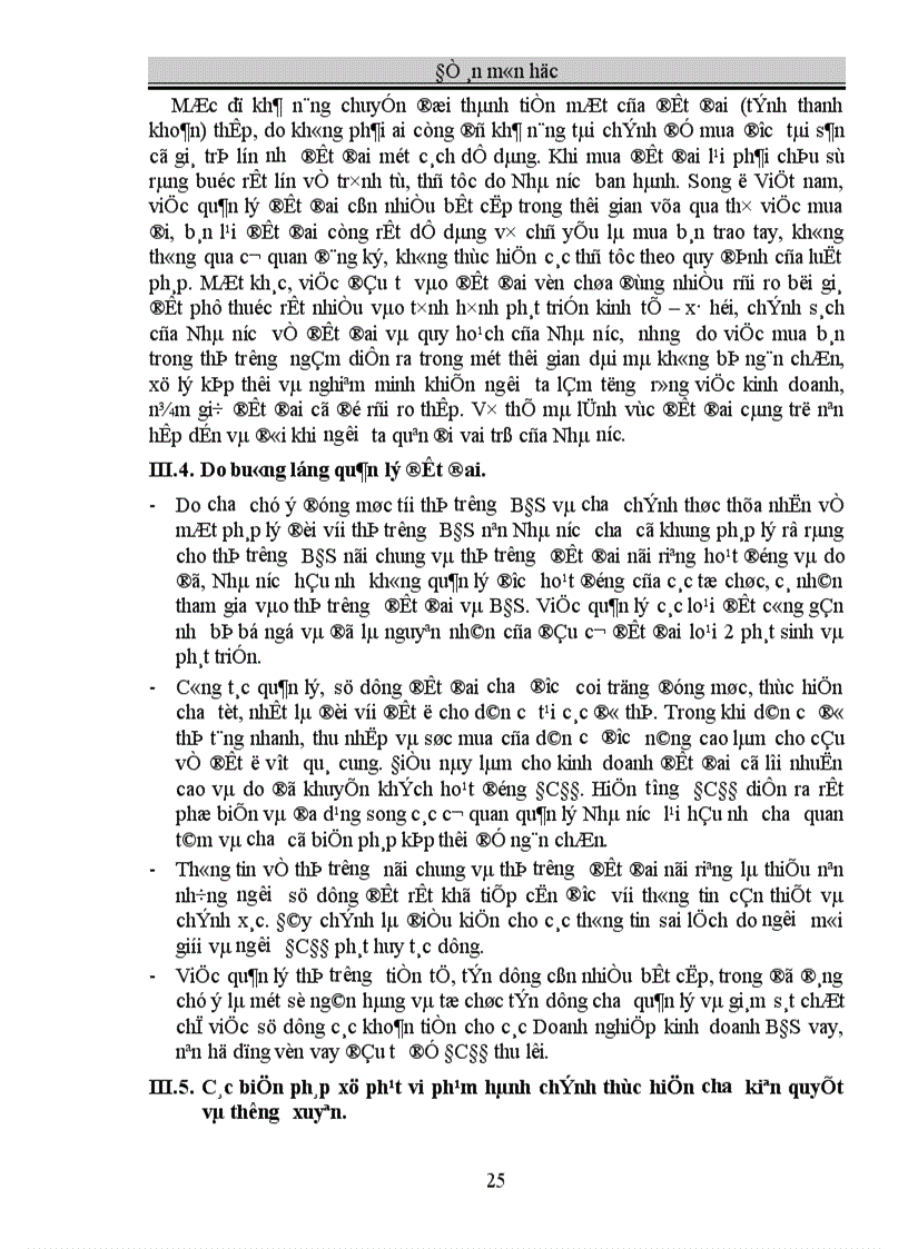 image for page Hoạt động đầu cơ đất đai tại Việt Nam và các giải các giải pháp cần thiết 1