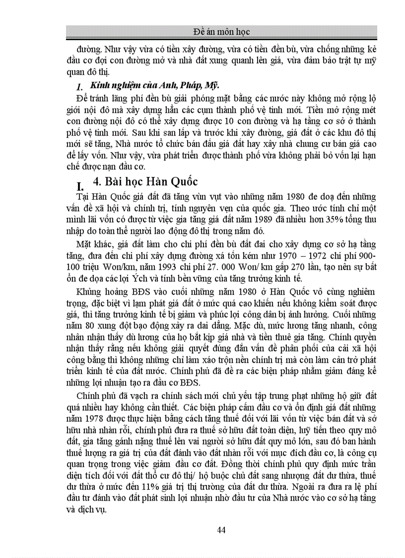 image for page Hoạt động đầu cơ đất đai tại Việt Nam và các giải các giải pháp cần thiết 1