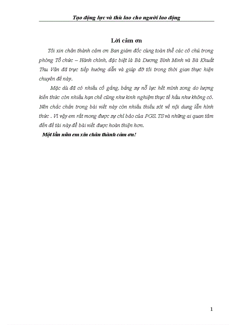 image for page Tạo động lực và thù lao cho người lao động