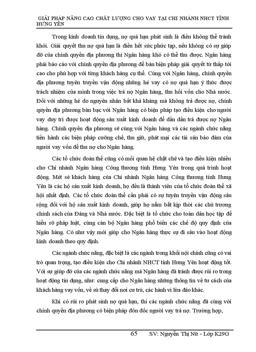 image for page Giải pháp nâng cao chất lượng cho vay tại Chi nhánh Ngân hàng Công thương tỉnh Hưng Yên 1