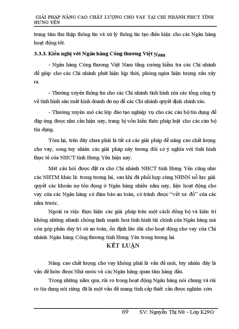 image for page Giải pháp nâng cao chất lượng cho vay tại Chi nhánh Ngân hàng Công thương tỉnh Hưng Yên 1