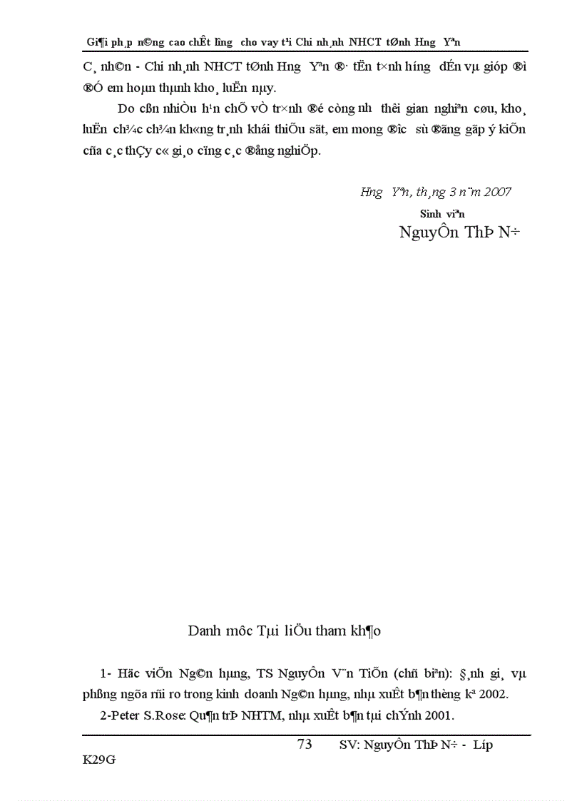 image for page Giải pháp nâng cao chất lượng cho vay tại Chi nhánh Ngân hàng Công thương tỉnh Hưng Yên 1