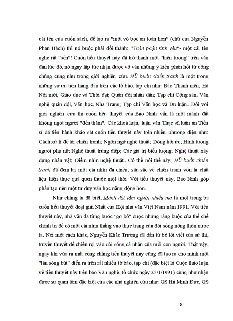 image for page Yếu tố kì ảo trong tiểu thuyết Việt Nam đương đại Khảo sát qua ba tiểu thuyết