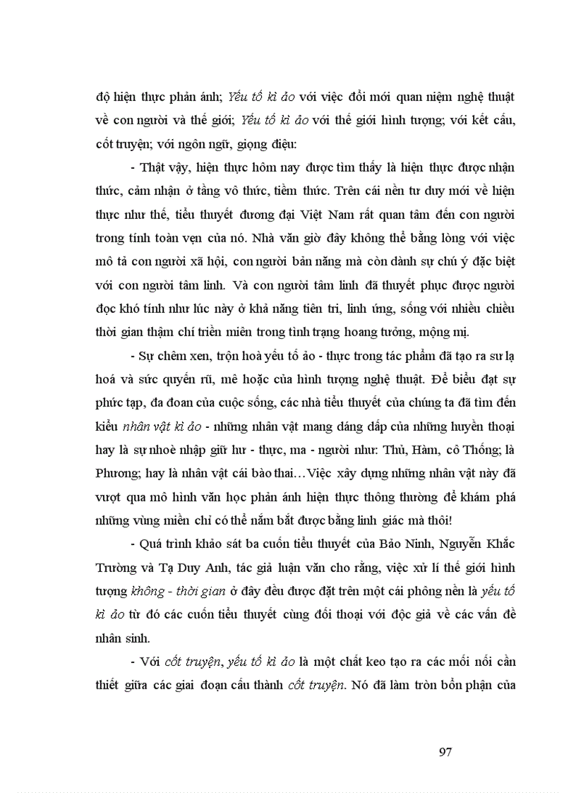 image for page Yếu tố kì ảo trong tiểu thuyết Việt Nam đương đại Khảo sát qua ba tiểu thuyết