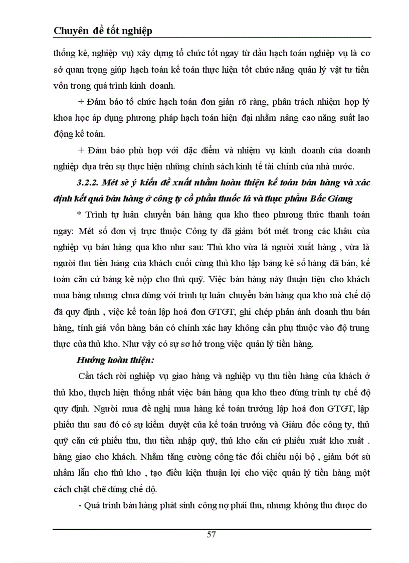 image for page Tổ chức kế toán bán hàng và xác định kết quả bán hàng ở công ty cổ phần thuốc lá và chế biến thực phẩm Bắc Giang 1