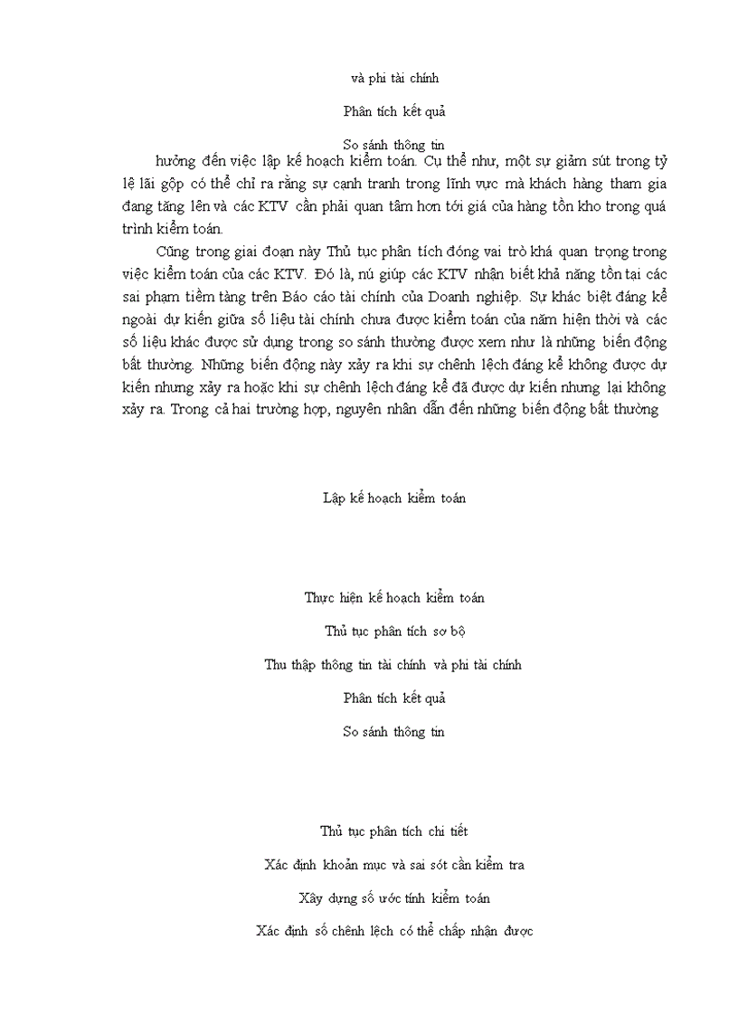 image for page Vận dụng thủ tục phân tích trong kiểm toán báo cáo tài chính do Công ty TNHH Kiểm toán Mỹ chi nhánh Hà Nội thực hiện 1