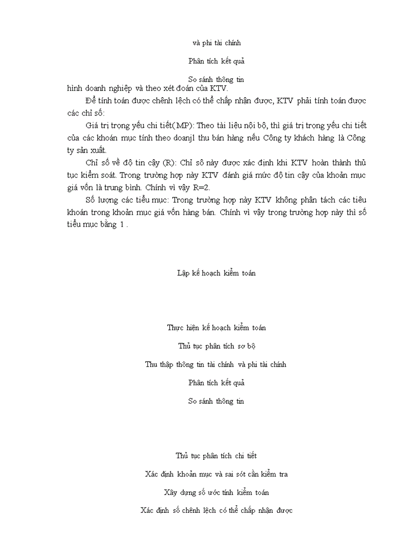 image for page Vận dụng thủ tục phân tích trong kiểm toán báo cáo tài chính do Công ty TNHH Kiểm toán Mỹ chi nhánh Hà Nội thực hiện 1