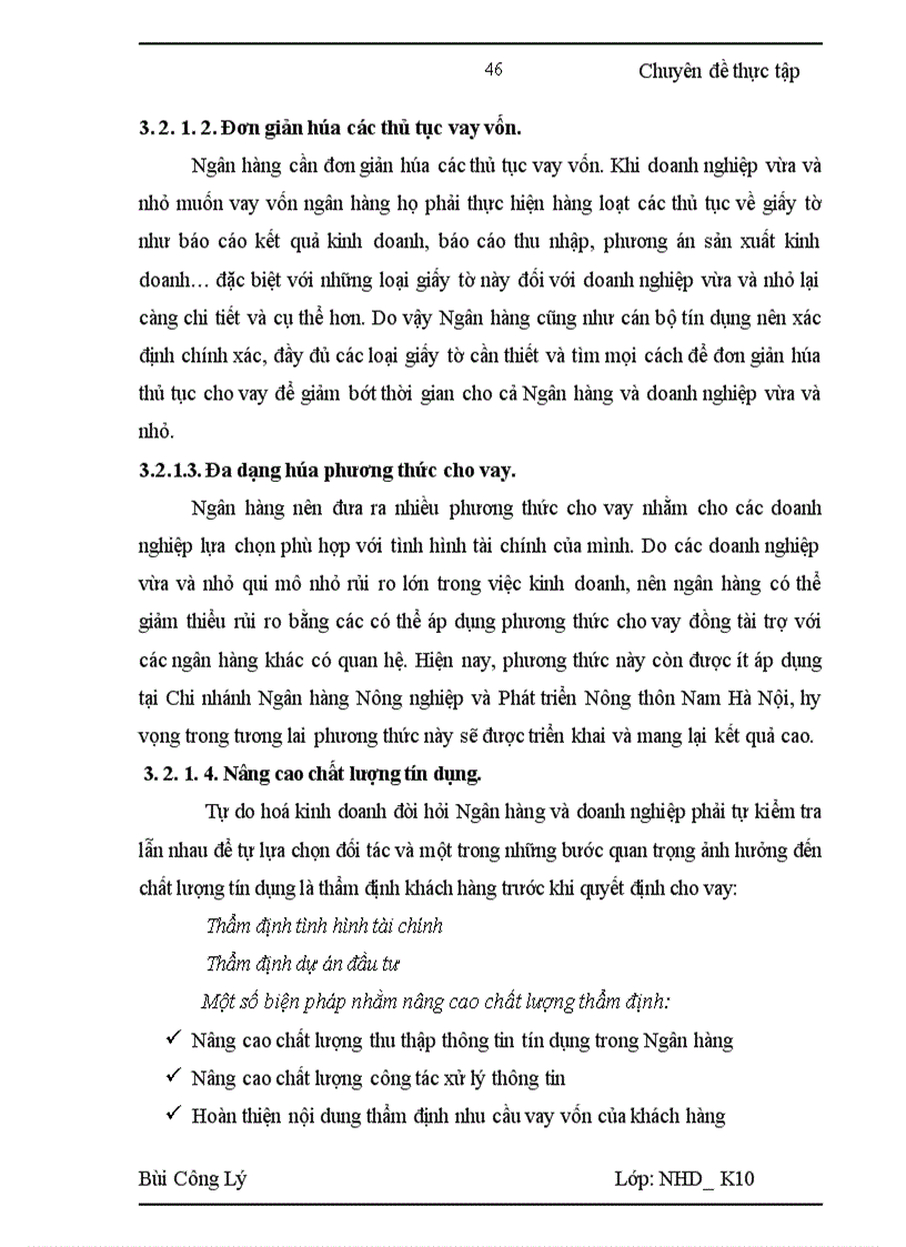 image for page Giải pháp mở rộng tín dụng đối với doanh nghiệp vừa và nhỏ tại Chi nhánh Ngân hàng Nông nghiệp và Phát triển Nông thôn Nam Hà Nội 1