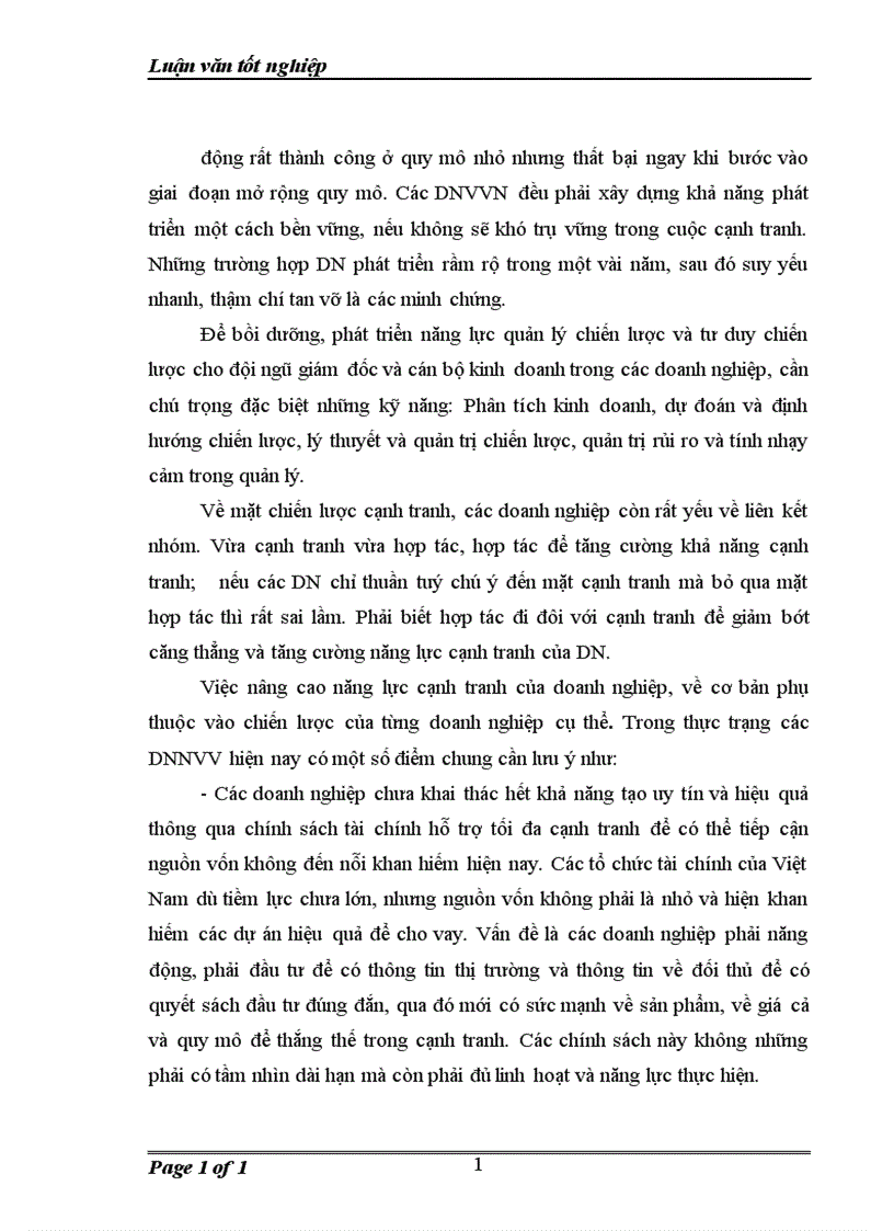 image for page Nâng cao khả năng cạnh tranh các doanh nghiệp nhỏ và vừa trên địa bàn tỉnh Thanh Hóa giai đoạn 2009 2015