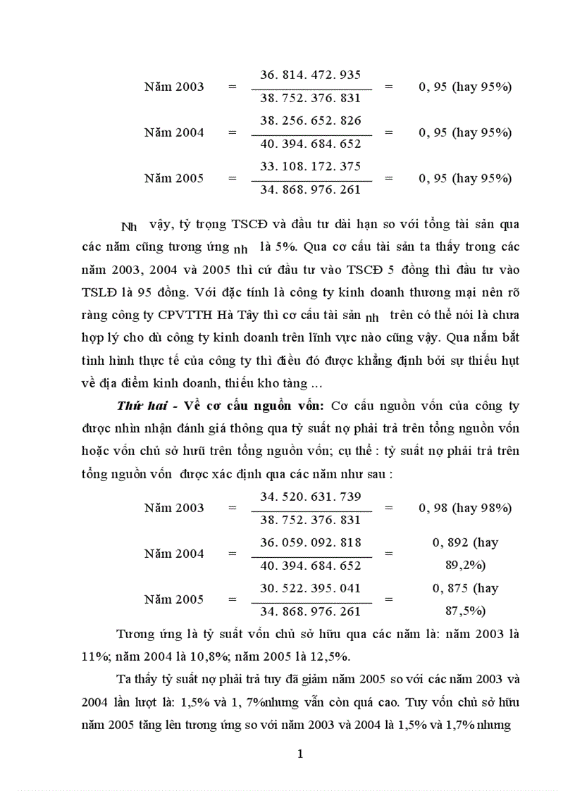 image for page Tổ chức công tác kế toán các khoản tạm ứng và các khoản cầm cố ký cược ký quỹ ngắn hạn ở Công Ty CPVTTH Hà Tây 1