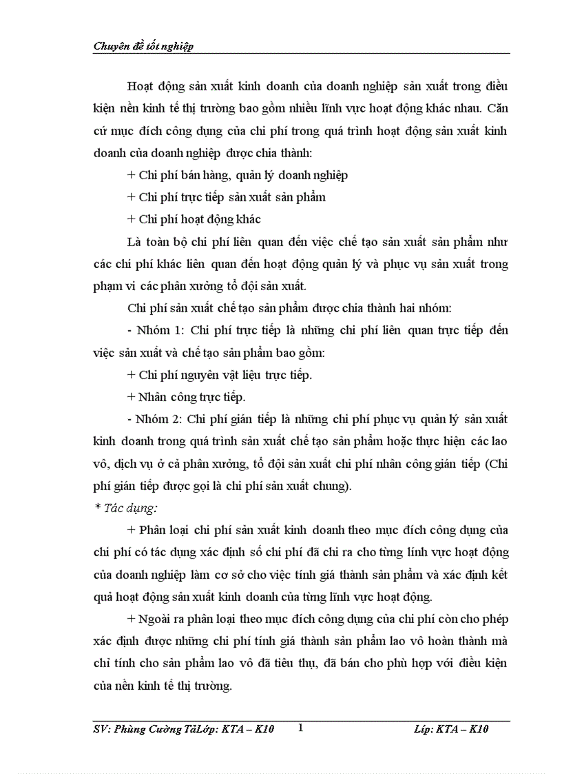 image for page Tổ chức kế toán tập hợp chi phí sản xuất và tính giá thành sản phẩm ở Công ty Sơn SanPec 1