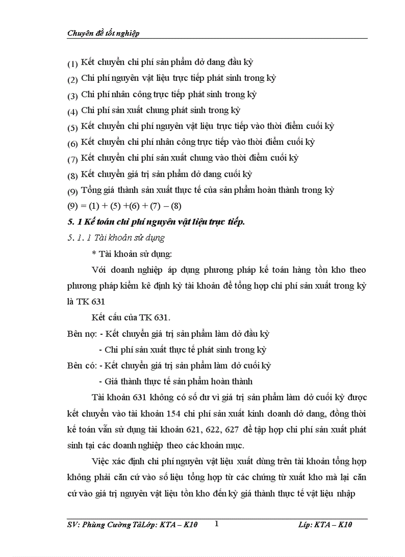 image for page Tổ chức kế toán tập hợp chi phí sản xuất và tính giá thành sản phẩm ở Công ty Sơn SanPec 1