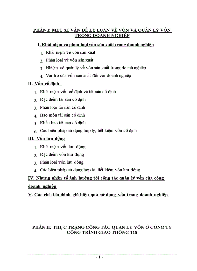 image for page Công tác tổ chức vốn bằng tiền tại công ty công trình giao thông 118 1