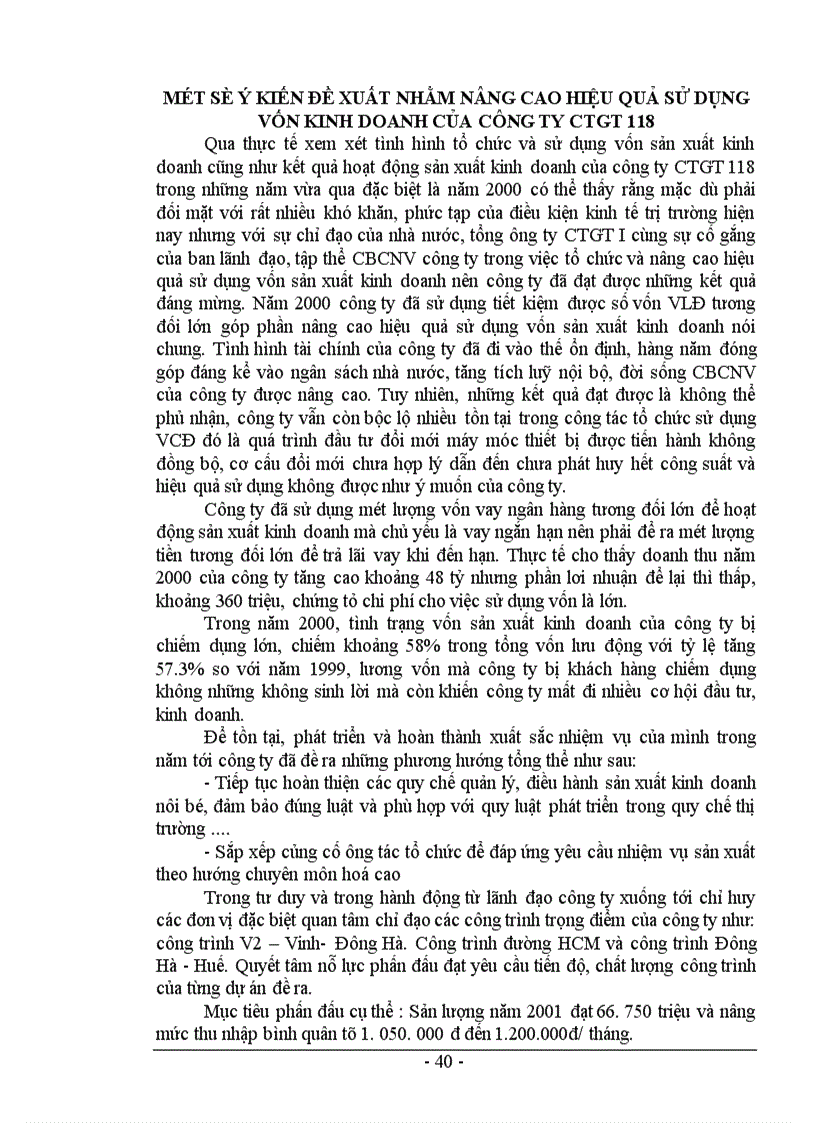 image for page Công tác tổ chức vốn bằng tiền tại công ty công trình giao thông 118 1