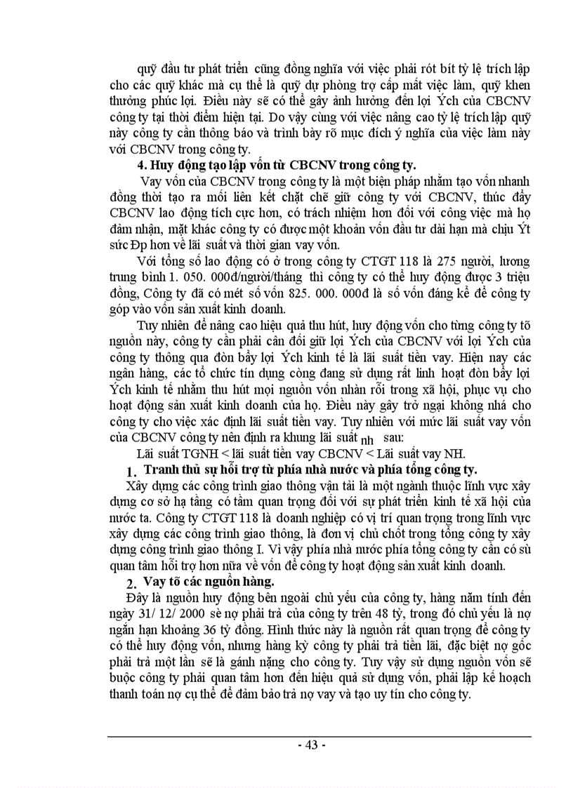 image for page Công tác tổ chức vốn bằng tiền tại công ty công trình giao thông 118 1