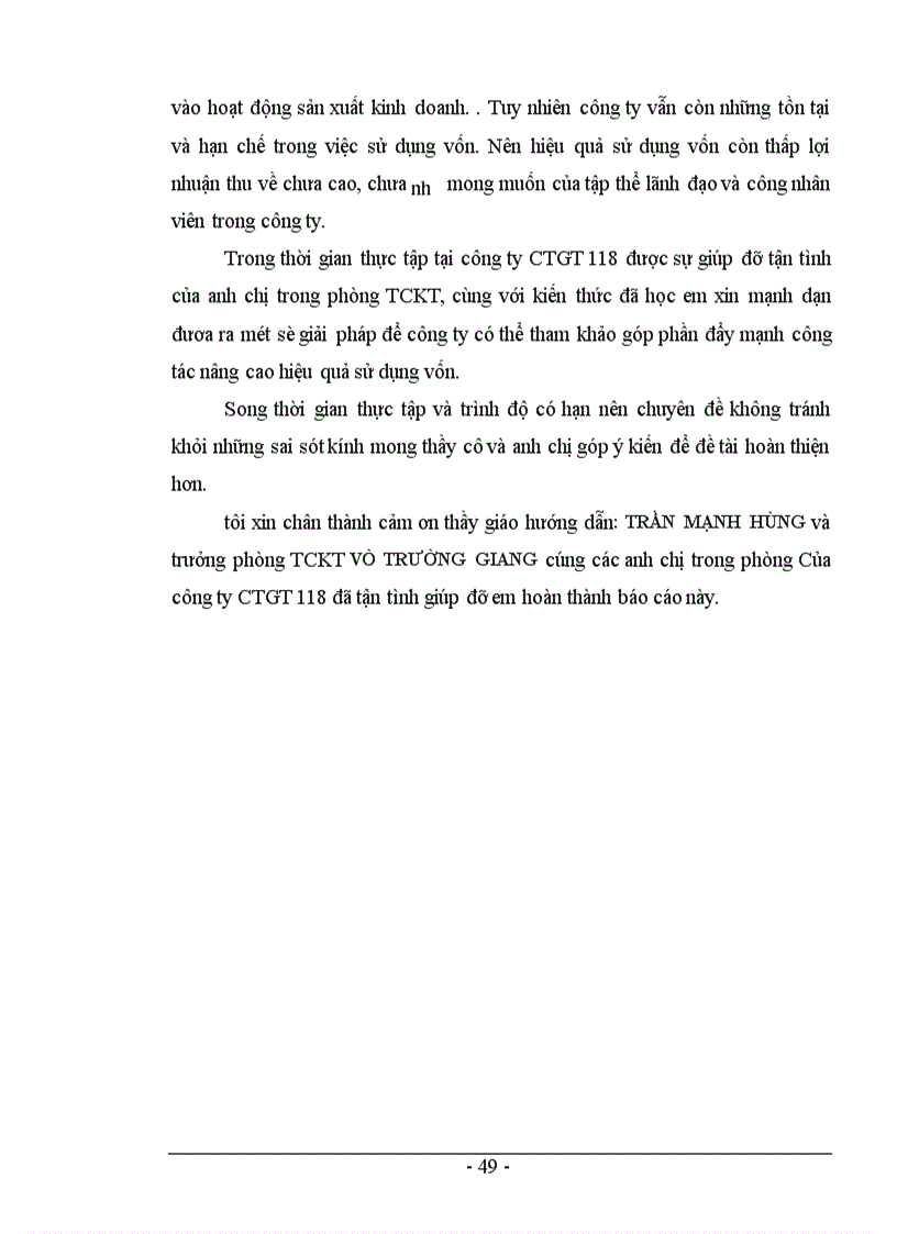 image for page Công tác tổ chức vốn bằng tiền tại công ty công trình giao thông 118 1