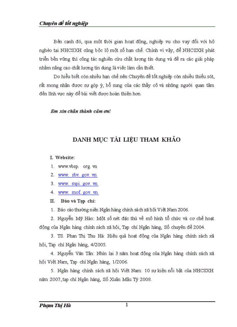 image for page Nâng cao chất lượng hoạt động cho vay đối với hộ nghèo tại Ngân hàng chính sách xã hội Việt Nam 1