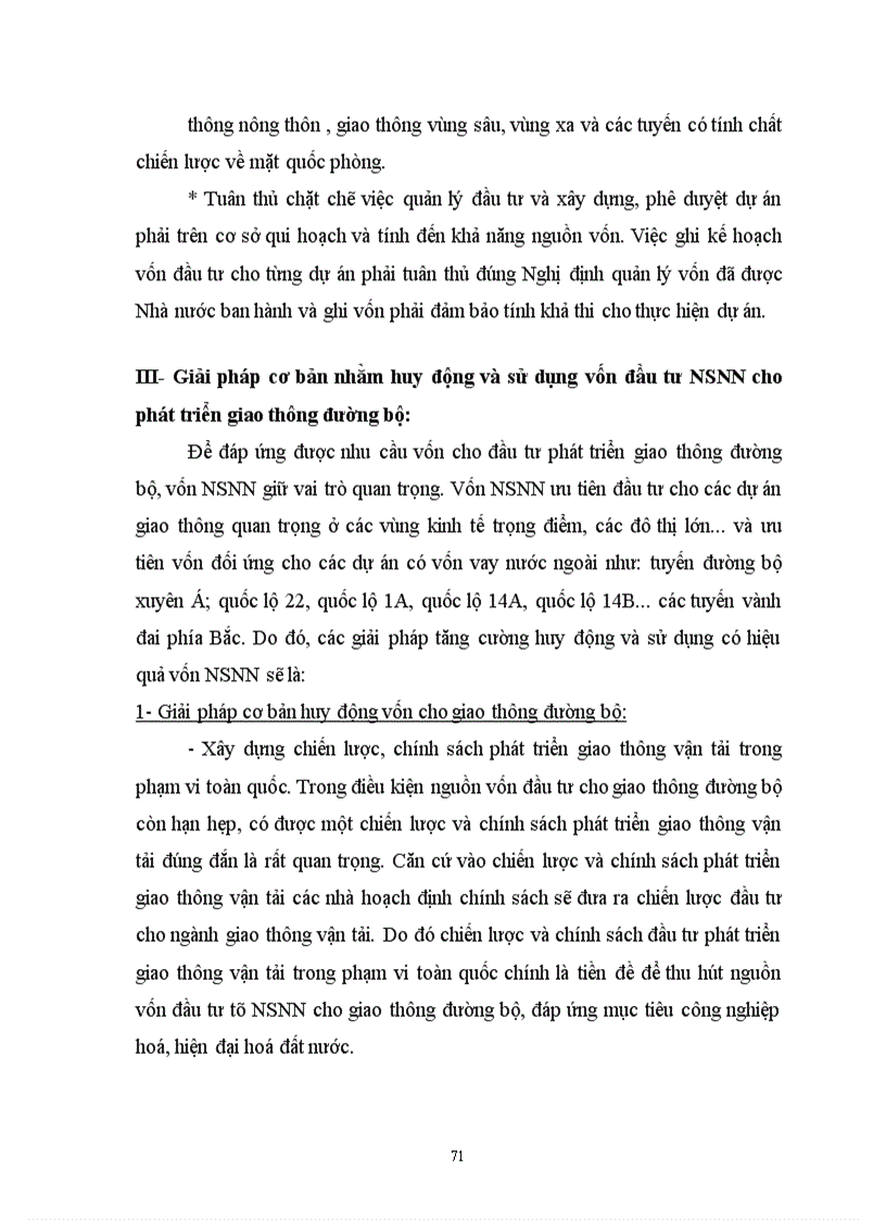 image for page Định hướng huy động và sử dụng vốn đầu tư NSNN cho giao thông đường bộ ở Việt Nam giai đoạn 2001 2010