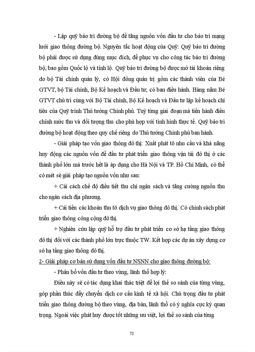 image for page Định hướng huy động và sử dụng vốn đầu tư NSNN cho giao thông đường bộ ở Việt Nam giai đoạn 2001 2010