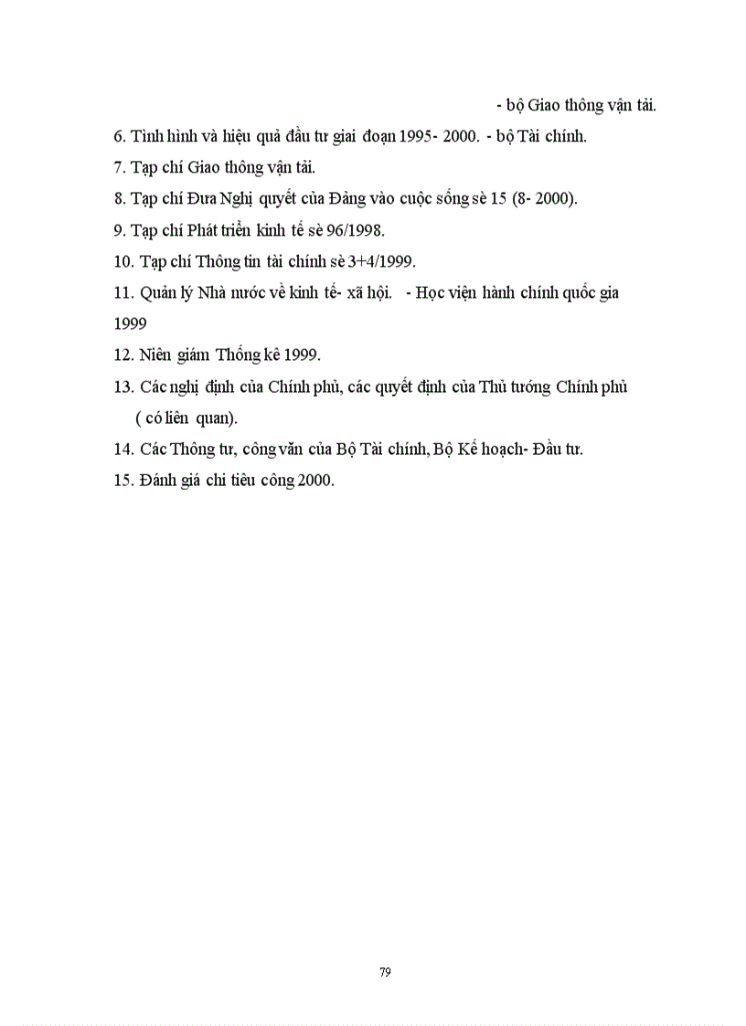 image for page Định hướng huy động và sử dụng vốn đầu tư NSNN cho giao thông đường bộ ở Việt Nam giai đoạn 2001 2010